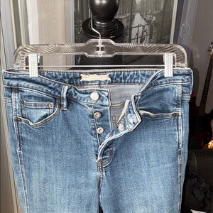 Free People Women's Jeans Button Fly